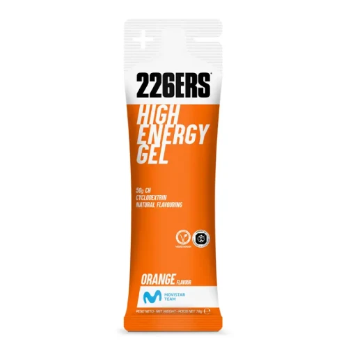 226ERS HIGH ENERGY GEL – pomarańcza + BCAA